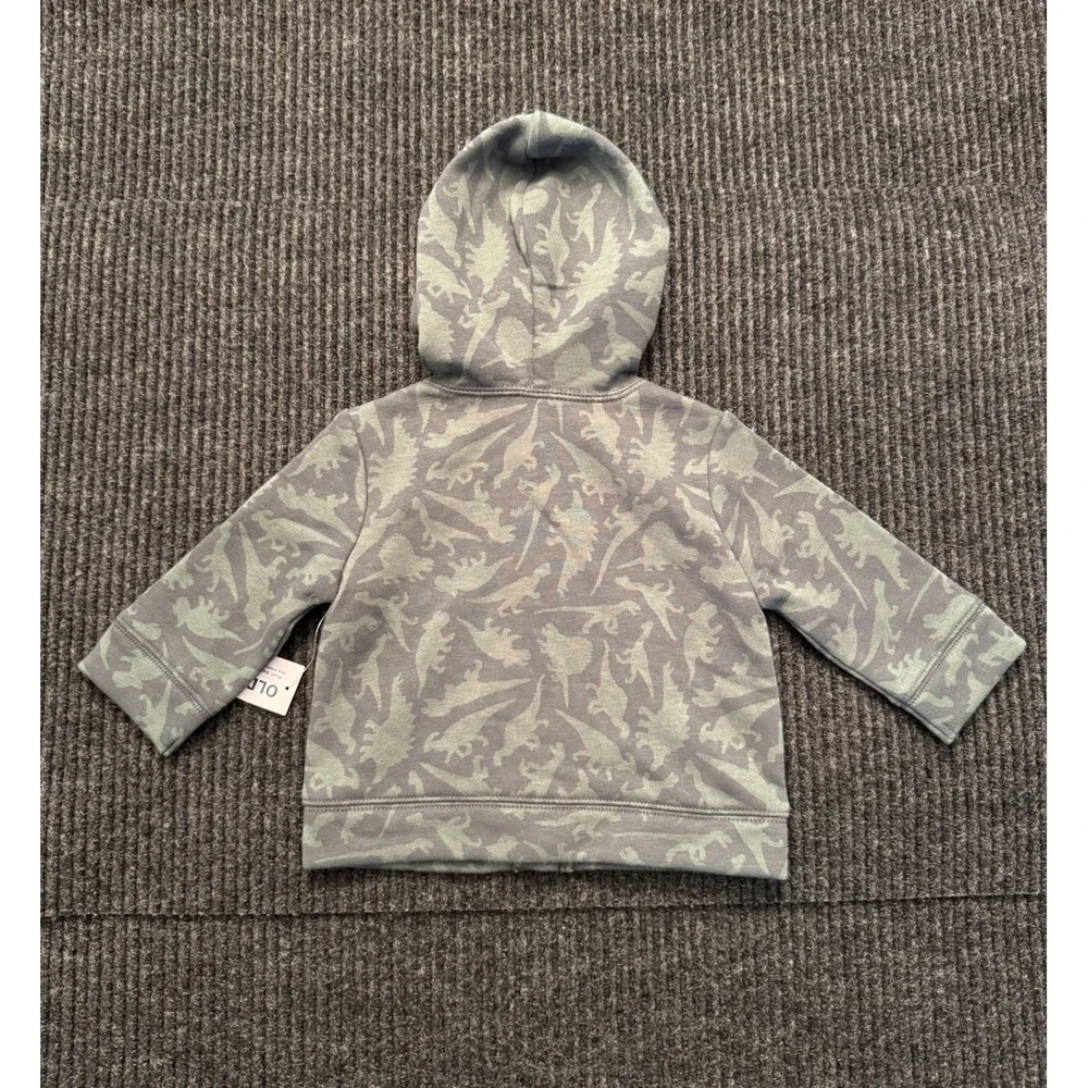 Old Navy 0-3 Months Camo DinosaurFront Zip Sweat Shirt And Pants Set NEW W/ Tags